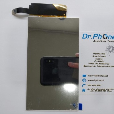 Ecrã de substituição para smartphone com conector flex e cartão de assistência técnica Dr.Phone