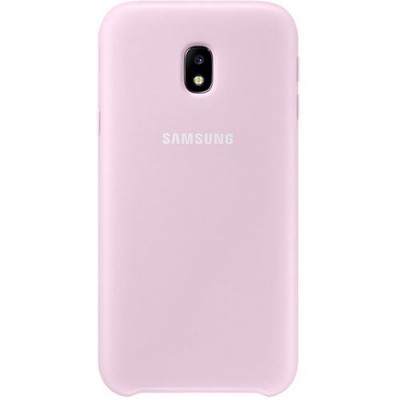 Capa protetora rosa para smartphone Samsung com logótipo