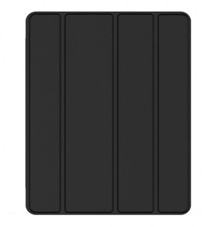 Capa protetora preta para tablet com painéis verticais