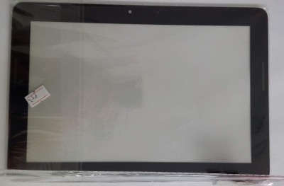 Ecrã tátil preto com película protetora e autocolante branco com número 58