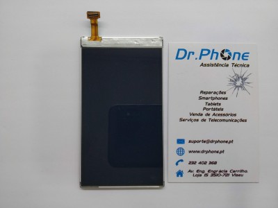 Ecrã LCD para smartphone junto a cartão de assistência técnica Dr.Phone