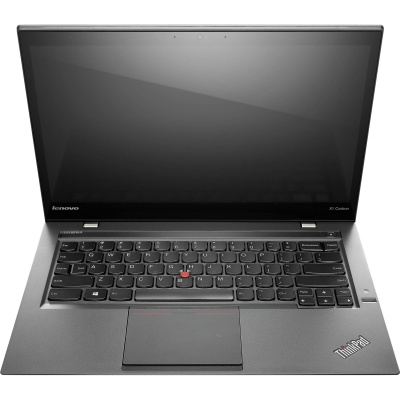 Computador portátil Lenovo ThinkPad X1 Carbon com teclado preto e superfície metálica cinza