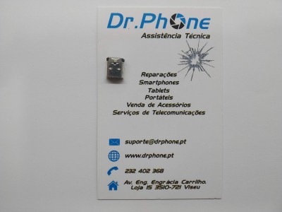 Cartão de visita de assistência técnica Dr.Phone com contactos e serviços