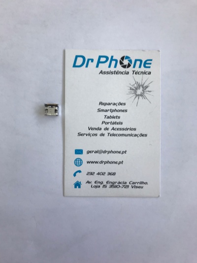 Cartão de visita Dr Phone Assistência Técnica com detalhes de contacto