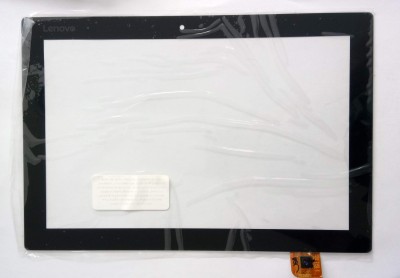 Ecrã tátil preto para tablet Lenovo com moldura e fita flexível