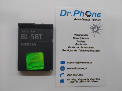 Bateria Nokia BL-5BT e cartão de visita Dr.Phone