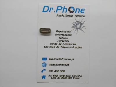 Cartão de visita da Dr. Phone com informações de assistência técnica