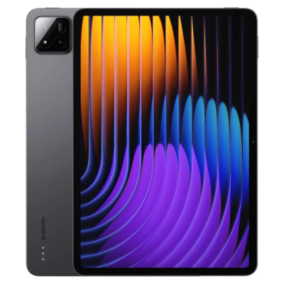 Tablet Xiaomi cinza com ecrã colorido e câmara dupla