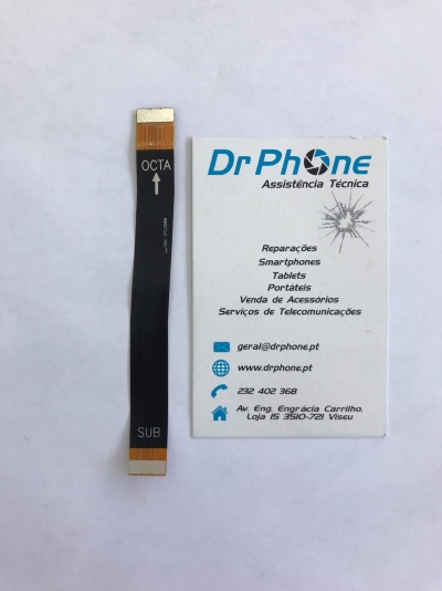 Cabo flexível preto com etiquetas 