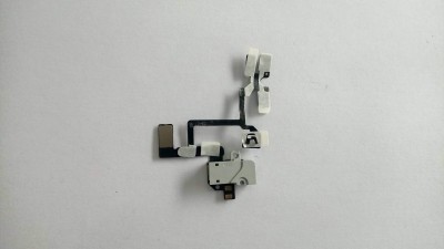 Flex cable eletrónico branco e preto sobre fundo branco
