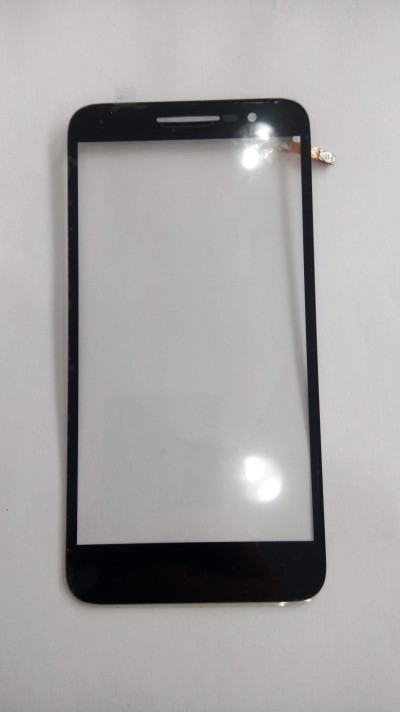 Vidro frontal táctil para smartphone com moldura preta