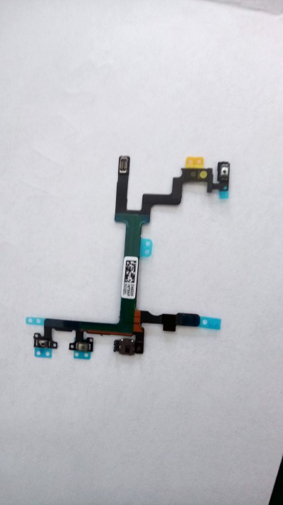 Flexível de componentes eletrónicos para smartphone sobre fundo branco