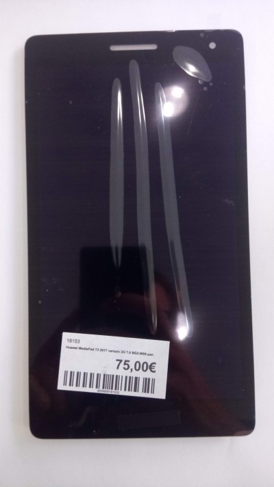 Tablet Huawei MediaPad T1 7.0 3G com etiqueta de preço