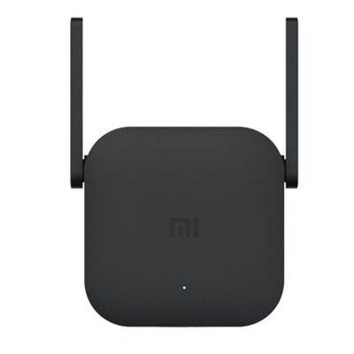 Roteador Wi-Fi preto da Xiaomi com duas antenas verticais