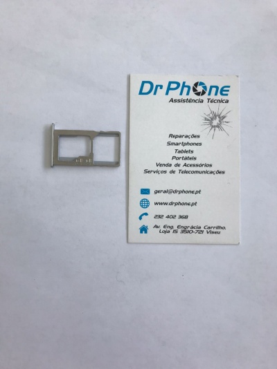 Suporte para cartão SIM metálico e cartão de visita da Dr Phone Assistência Técnica
