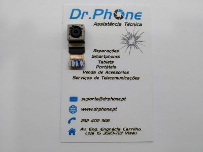 Módulo de câmara para smartphone sobre cartão de assistência técnica Dr.Phone