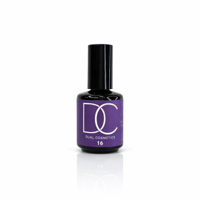 Frasco de verniz para unhas roxo DC Dual Cosmetics