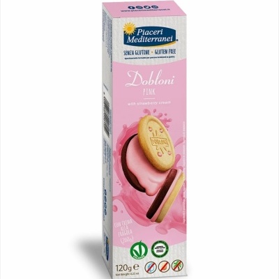 Embalagem de bolachas Doboni Pink da Piaceri Mediterranei