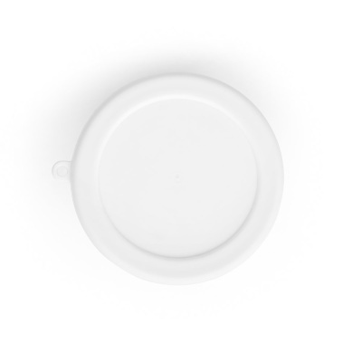 base redonda branca com aba lateral