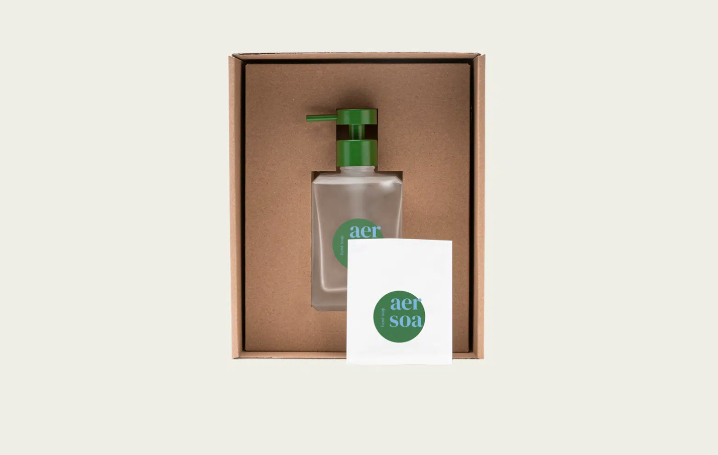 SABONETE DE MÃOS AER + 3 recargas SABONETE DE MÃOS AER + 3 recargas