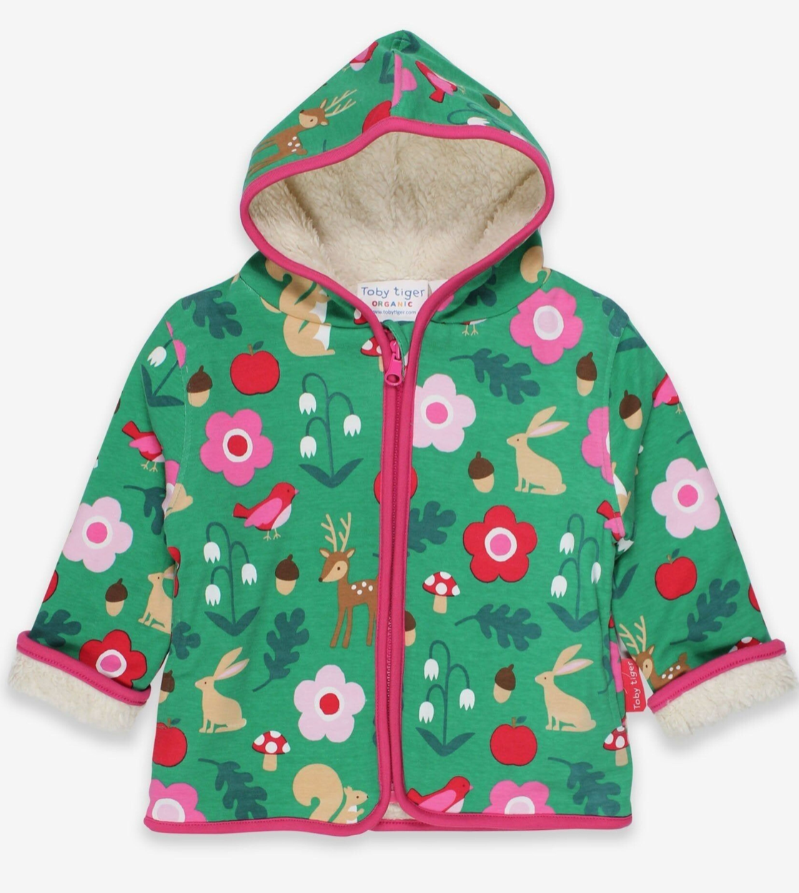 Casaco fleece Magic Garden Toby Tiger Casaco fleece Magic Garden Toby Tiger