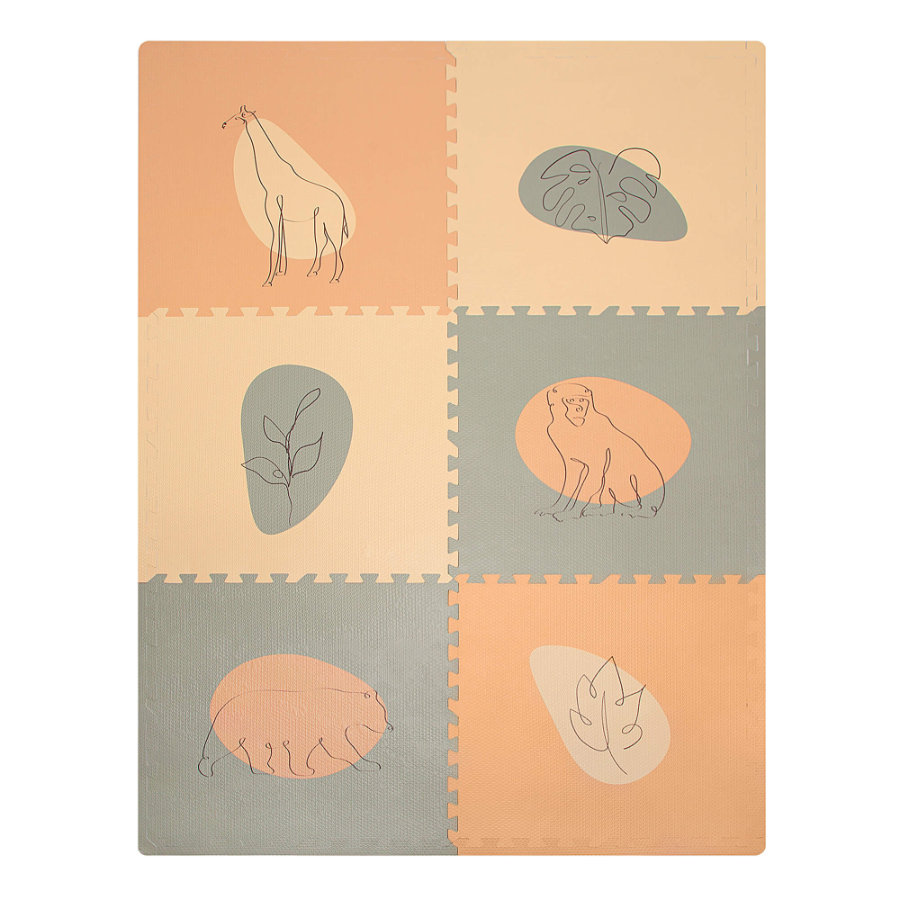 Tapete infantil EVA Jungle Sunset Hakuna Matte Tapete infantil EVA Jungle Sunset Hakuna Matte