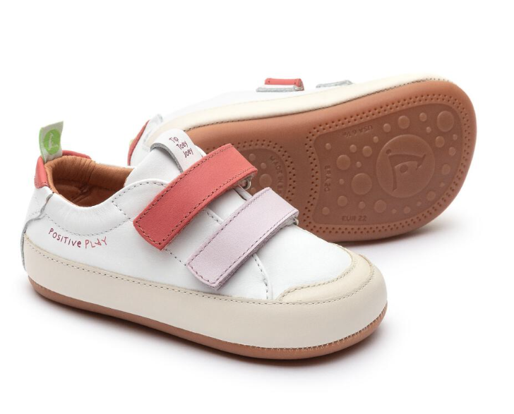 Ténis BOSSY Play WHITE/ LAVANDER/ CORAL MATTE Tip Toey Joey Ténis BOSSY Play WHITE/ LAVANDER/ CORAL MATTE Tip Toey Joey