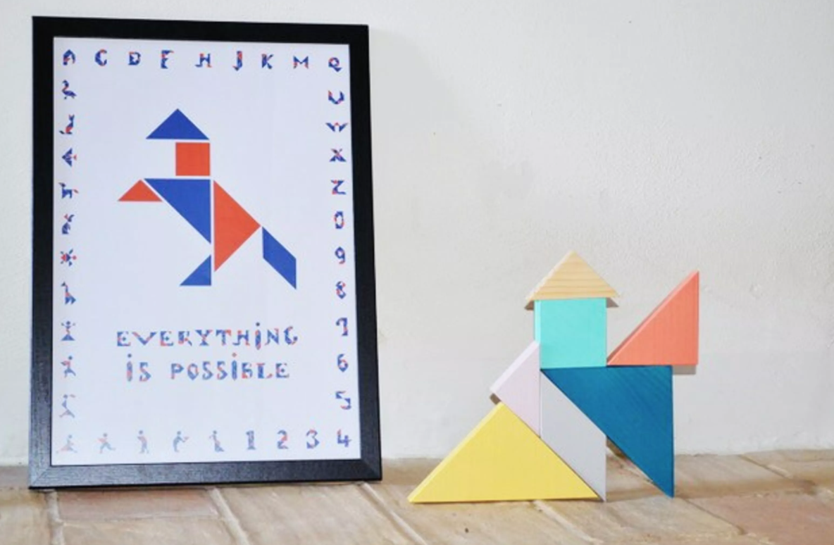 Tangram de madeira Me&Mine Tangram de madeira Me&Mine