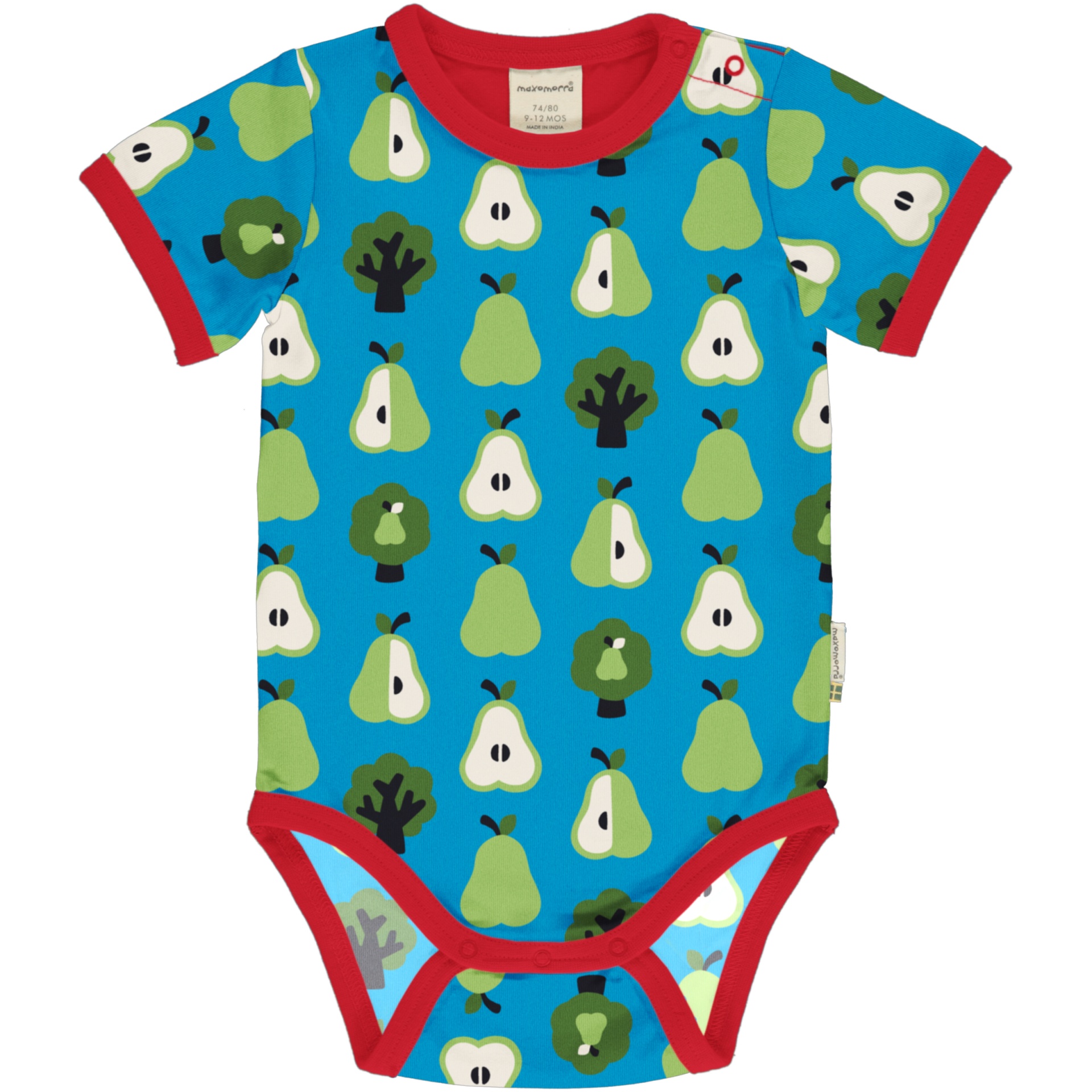 Body de manga curta Maxomorra 86/92 (18-24 meses) Body de manga curta Maxomorra 86/92 (18-24 meses)