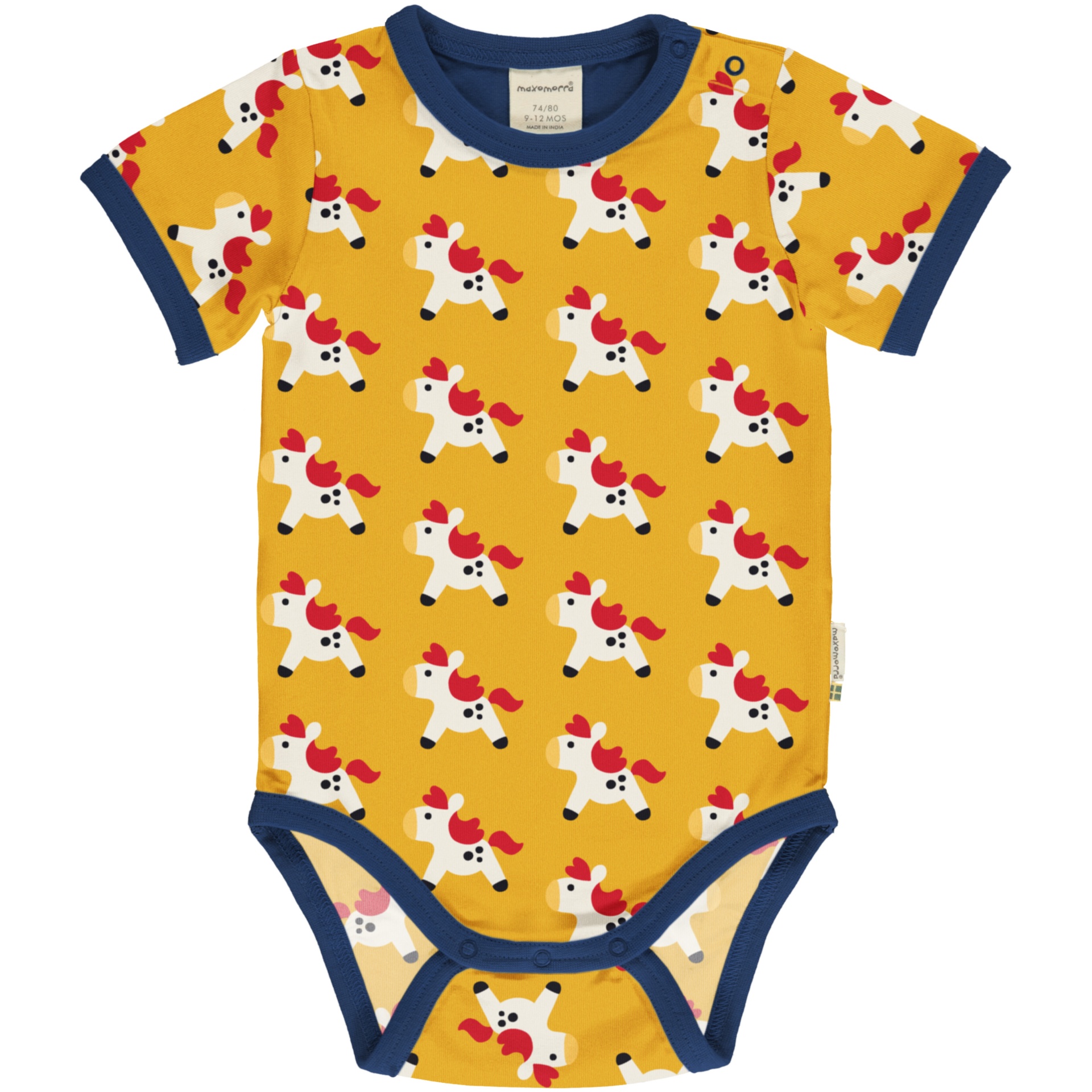 Body de manga curta Maxomorra 86/92 (18-24 meses) Body de manga curta Maxomorra 86/92 (18-24 meses)