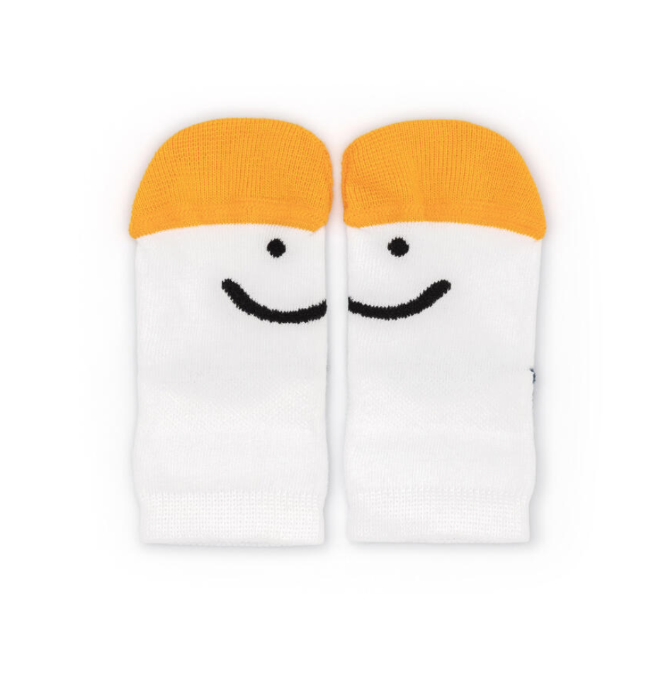 Meias barefoot Smile BRANCO/ AZUL/ AMARELO - Tip Toey Joey Meias barefoot Smile BRANCO/ AZUL/ AMARELO - Tip Toey Joey