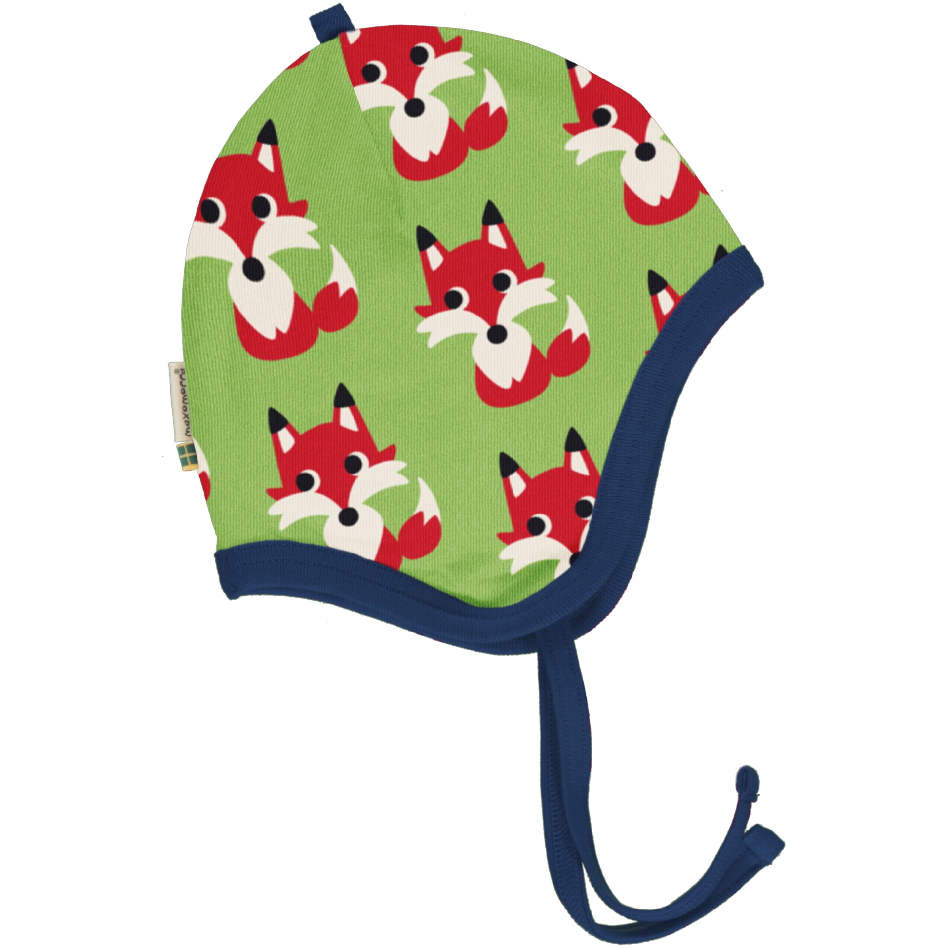 Gorro com fitas Maxomorra Tamanho 44/46 (4m - 9m) Gorro com fitas Maxomorra Tamanho 44/46 (4m - 9m)