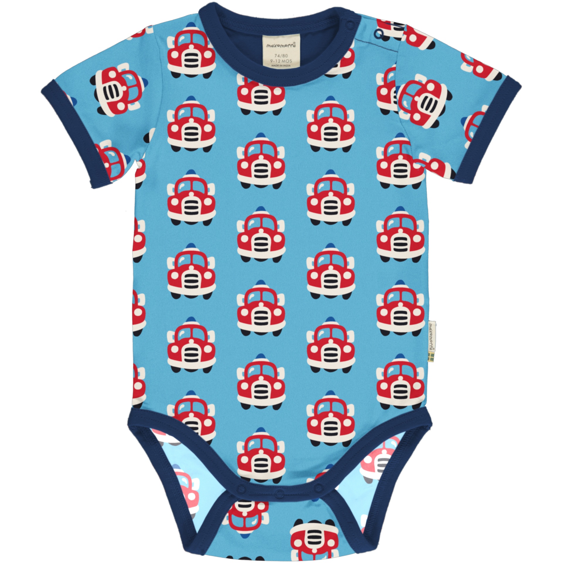 Body de manga curta Maxomorra 86/92 (18-24 meses) Body de manga curta Maxomorra 86/92 (18-24 meses)