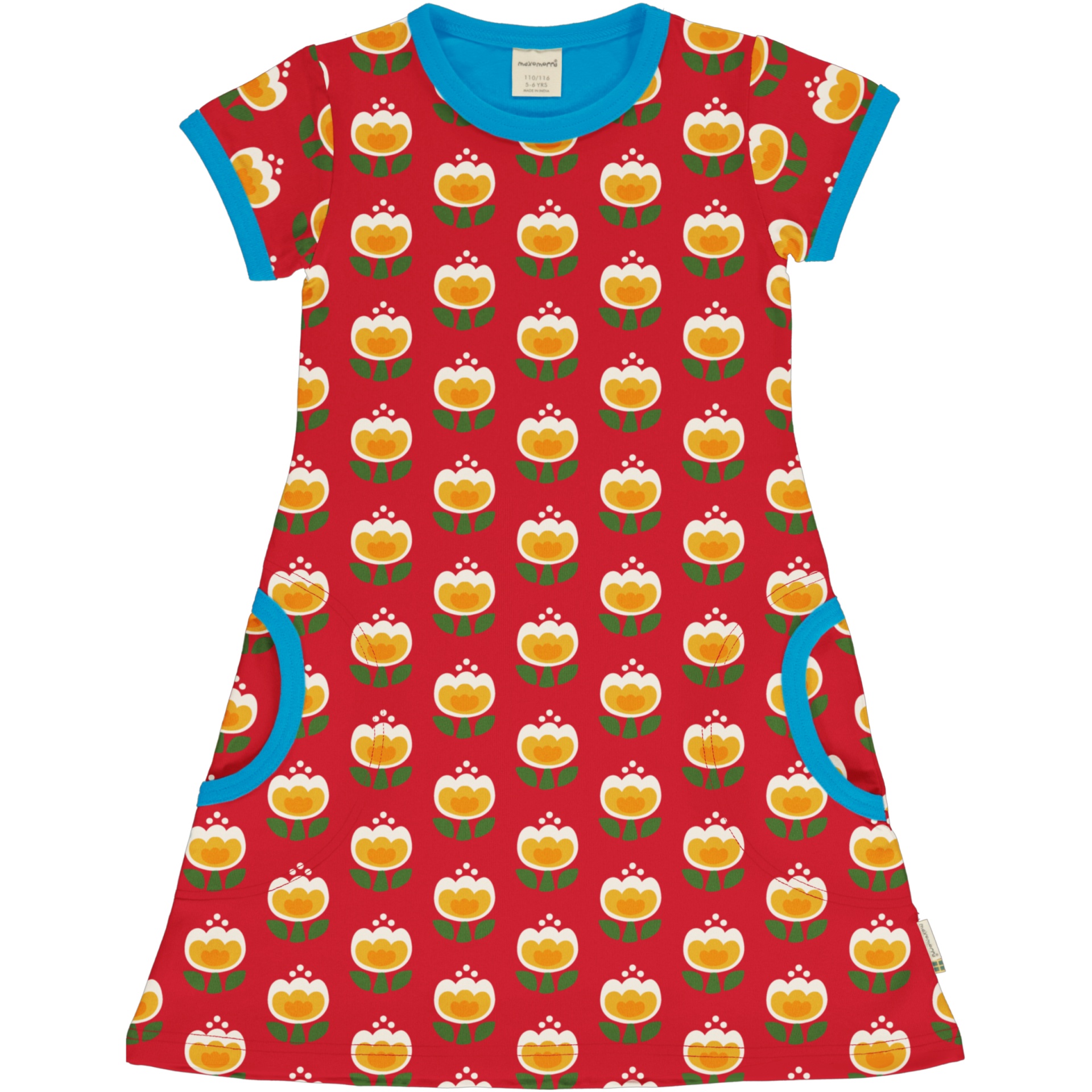 Vestido manga curta Maxomorra 92/98cm (2-3 anos) Vestido manga curta Maxomorra 92/98cm (2-3 anos)