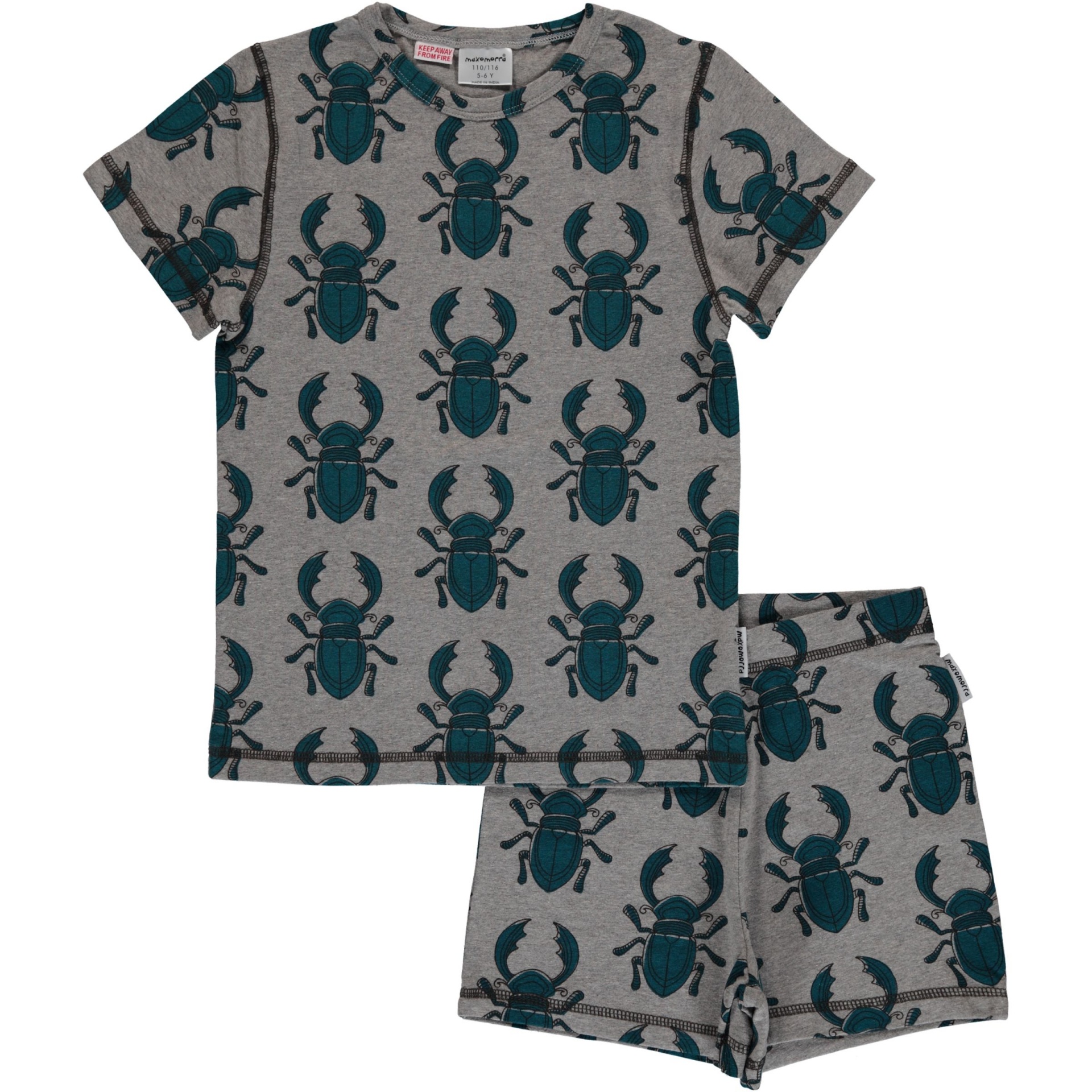 Pijama SS BEETLE Maxomorra (Tamanhos disponíveis 3-4a, 5-6a, 7-8a, 9-10a) Pijama SS BEETLE Maxomorra (Tamanhos disponíveis 3-4a, 5-6a, 7-8a, 9-10a)