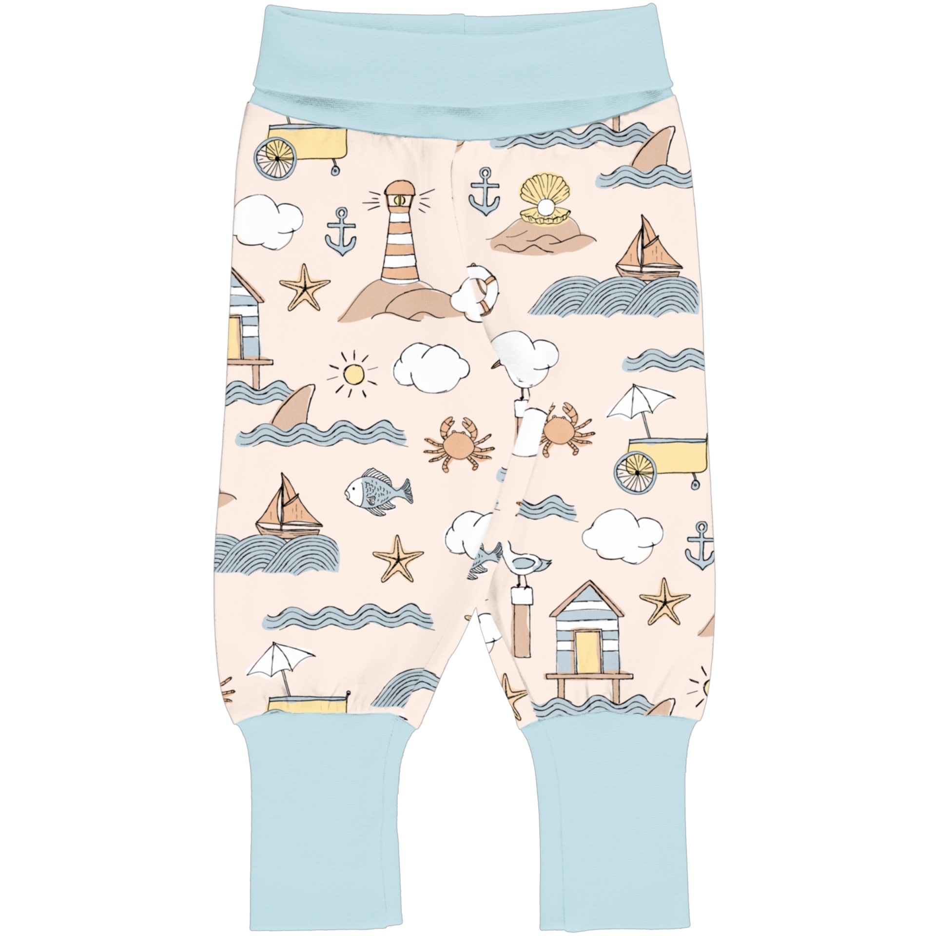 Calças evolutivas Meyadey tamanho 50/56 (1-2 meses) Calças evolutivas Meyadey tamanho 50/56 (1-2 meses)