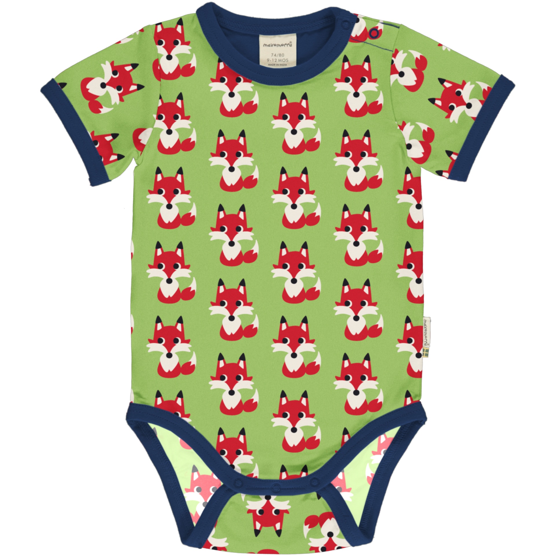 Body de manga curta Maxomorra 86/92 (18-24 meses) Body de manga curta Maxomorra 86/92 (18-24 meses)