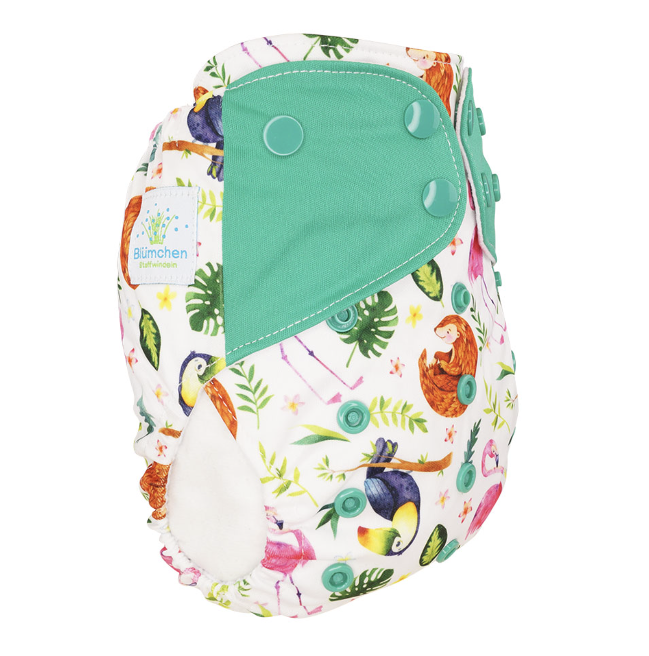 Fralda de Bolso Tamanho Único Blümchen (Molas) Fralda de Bolso Tamanho Único Blümchen (Molas)