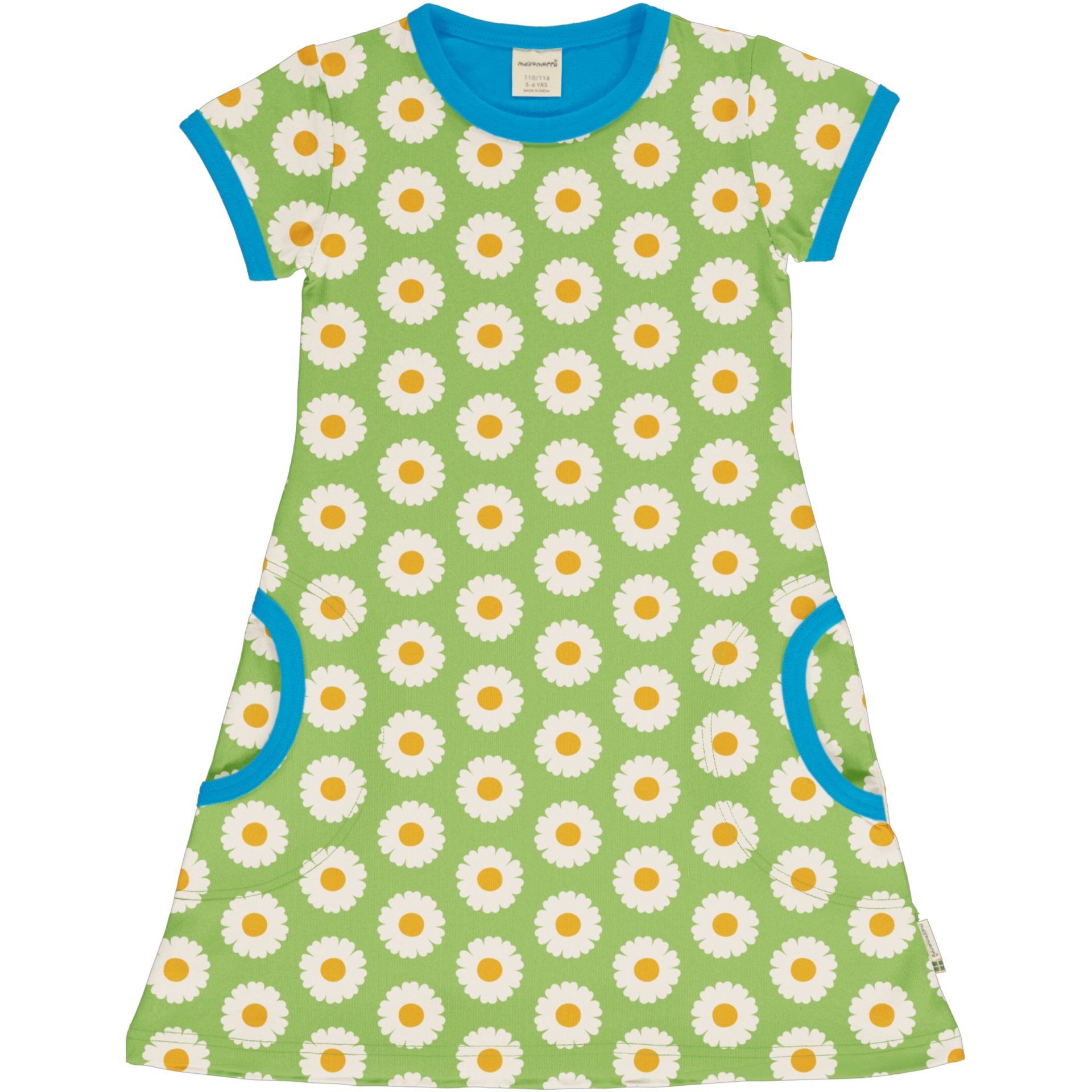 Vestido manga curta Maxomorra 92/98cm (2-3 anos) Vestido manga curta Maxomorra 92/98cm (2-3 anos)