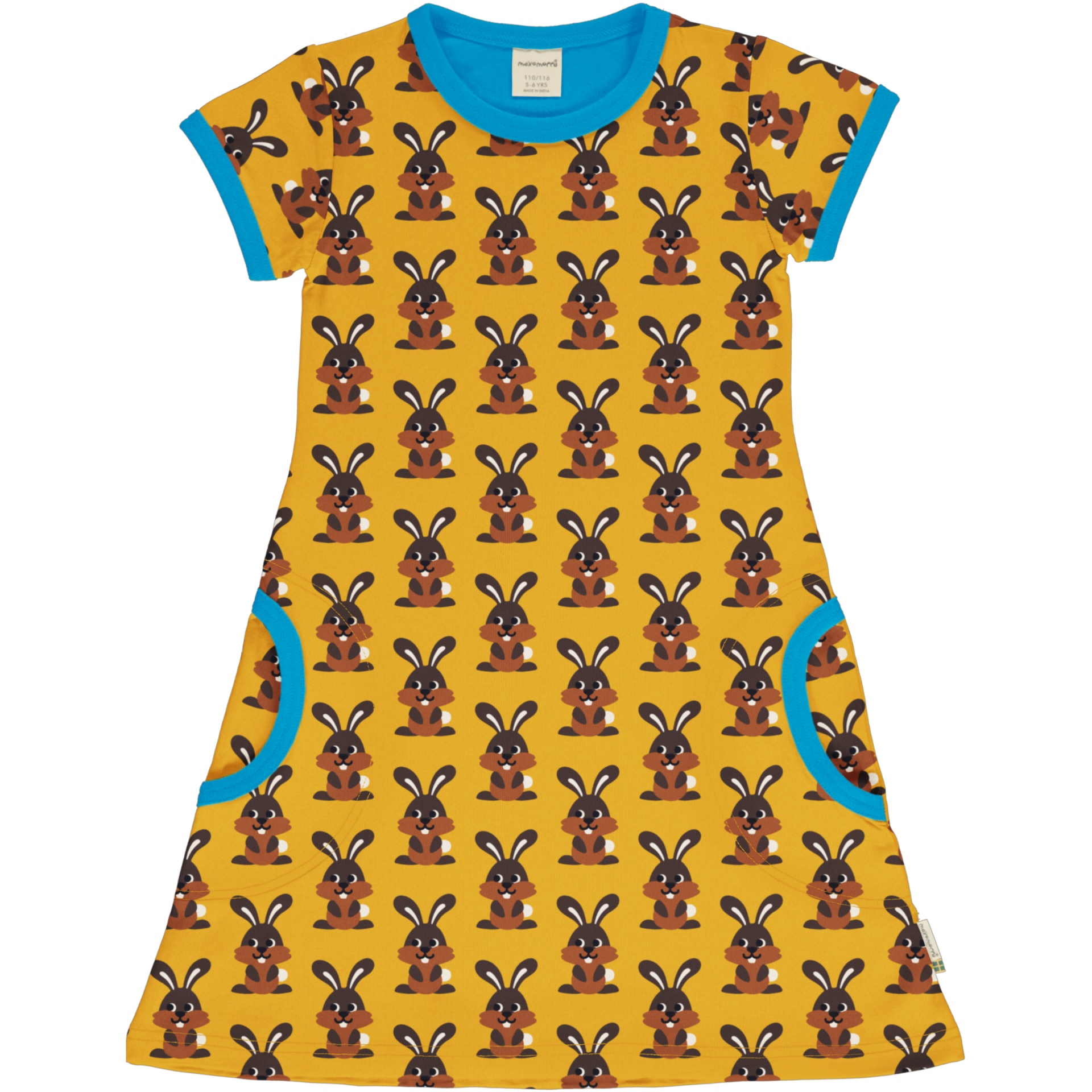 Vestido manga curta Maxomorra 92/98cm (2-3 anos) Vestido manga curta Maxomorra 92/98cm (2-3 anos)