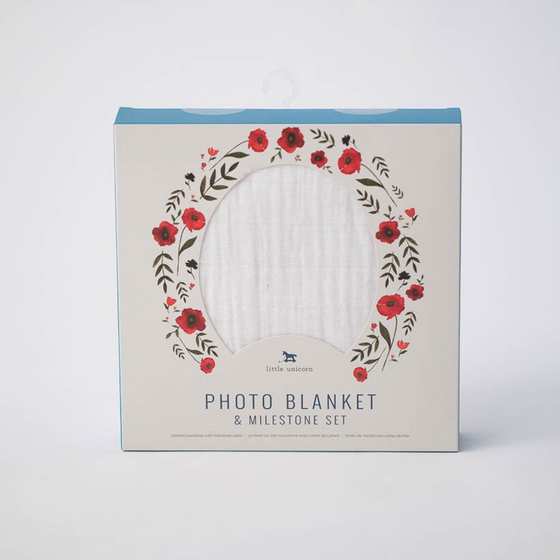 Musselina de celebração para fotografia Poppy Little Unicorn (1und.) Musselina de celebração para fotografia Poppy Little Unicorn (1und.)