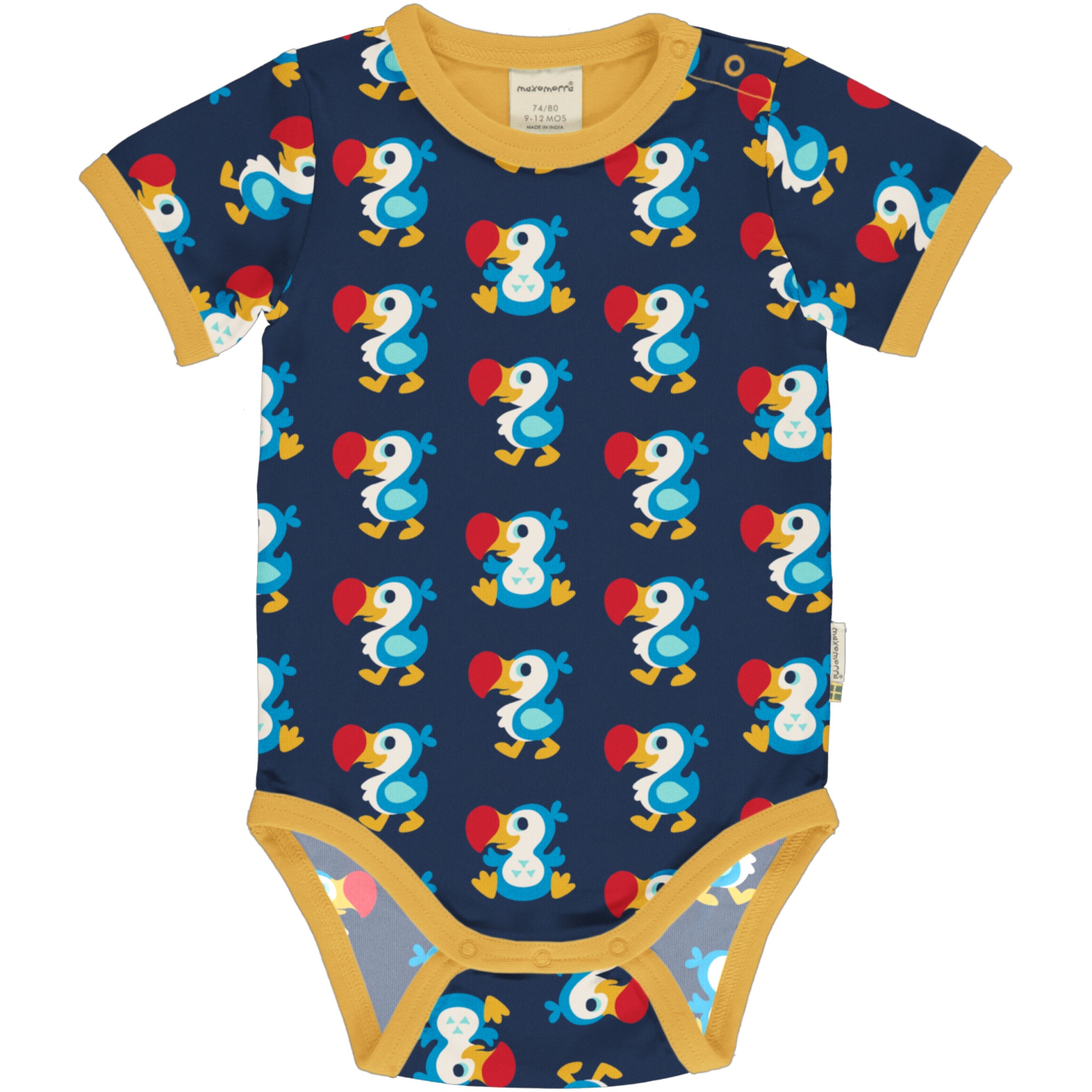 Body de manga curta Maxomorra 86/92 (18-24 meses) Body de manga curta Maxomorra 86/92 (18-24 meses)