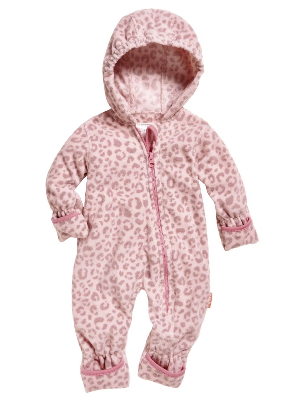 Babygrow Overall de fleece Leo pink Babygrow Overall de fleece Leo pink
