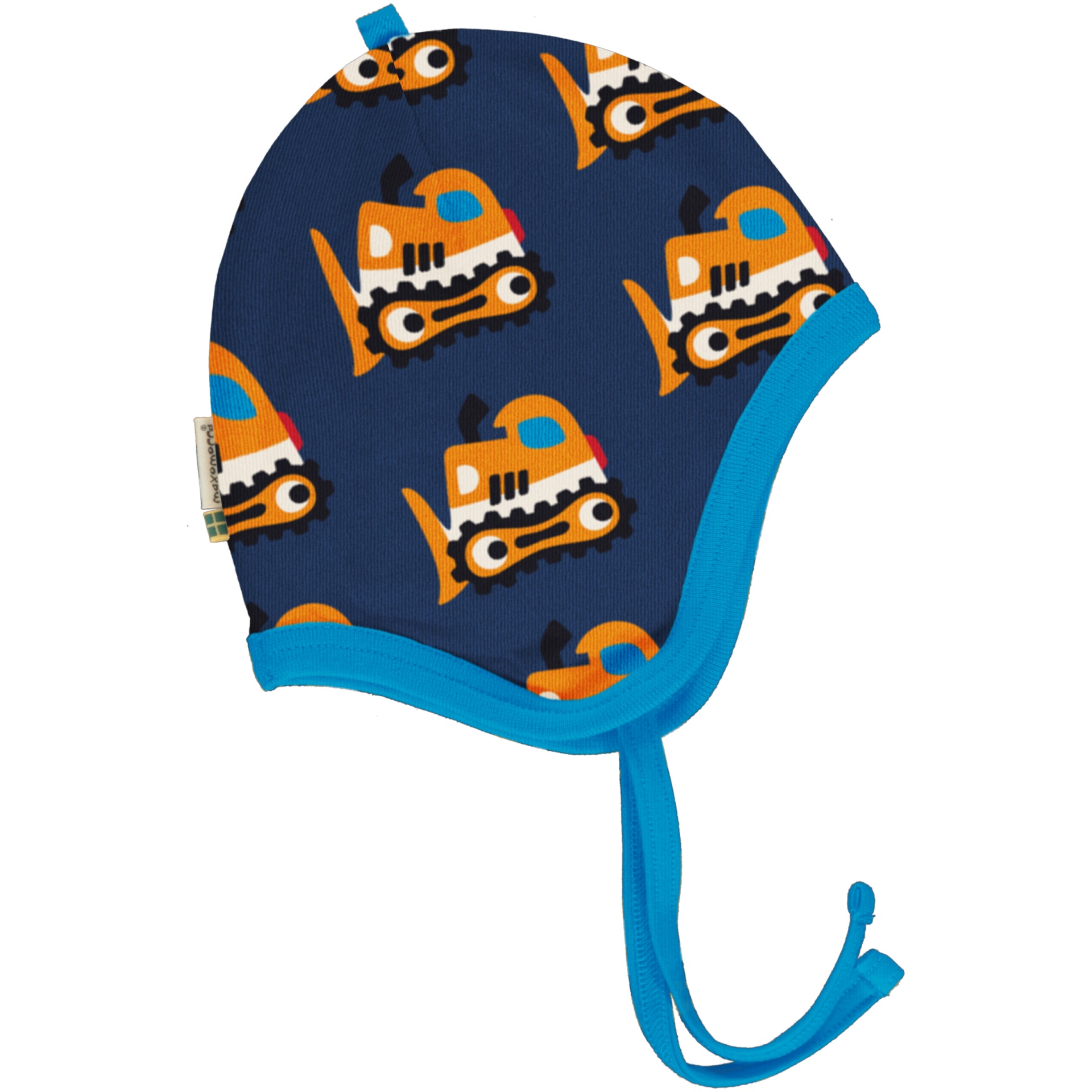 Gorro com fitas Maxomorra Tamanho 44/46 (4m - 9m) Gorro com fitas Maxomorra Tamanho 44/46 (4m - 9m)