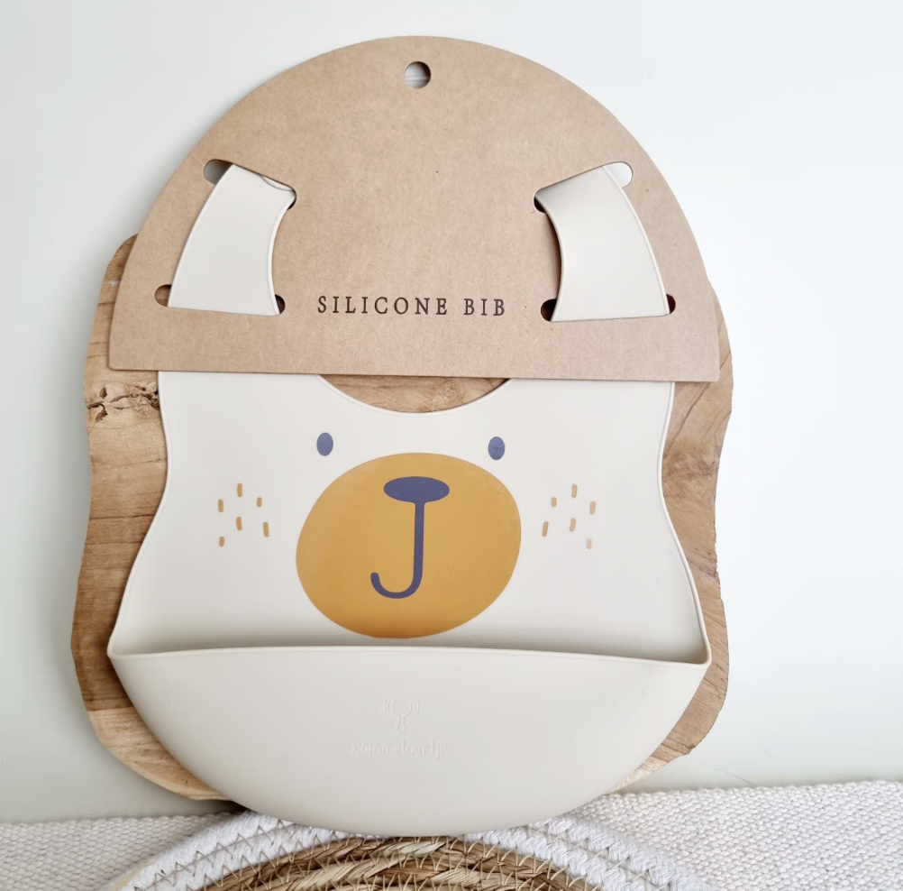 Babete de Silicone Rammelaartje Babete de Silicone Rammelaartje