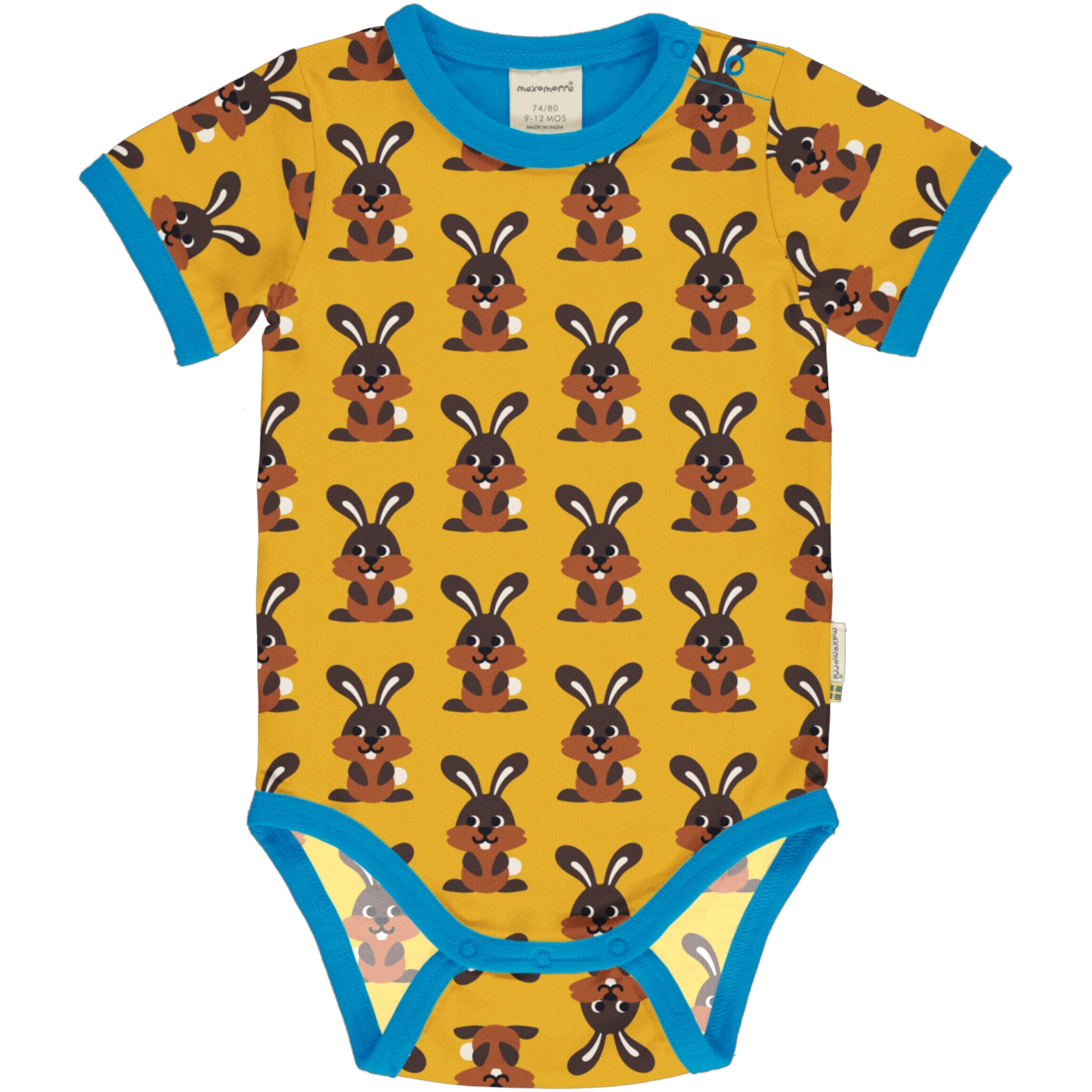 Body de manga curta Maxomorra 86/92 (18-24 meses) Body de manga curta Maxomorra 86/92 (18-24 meses)