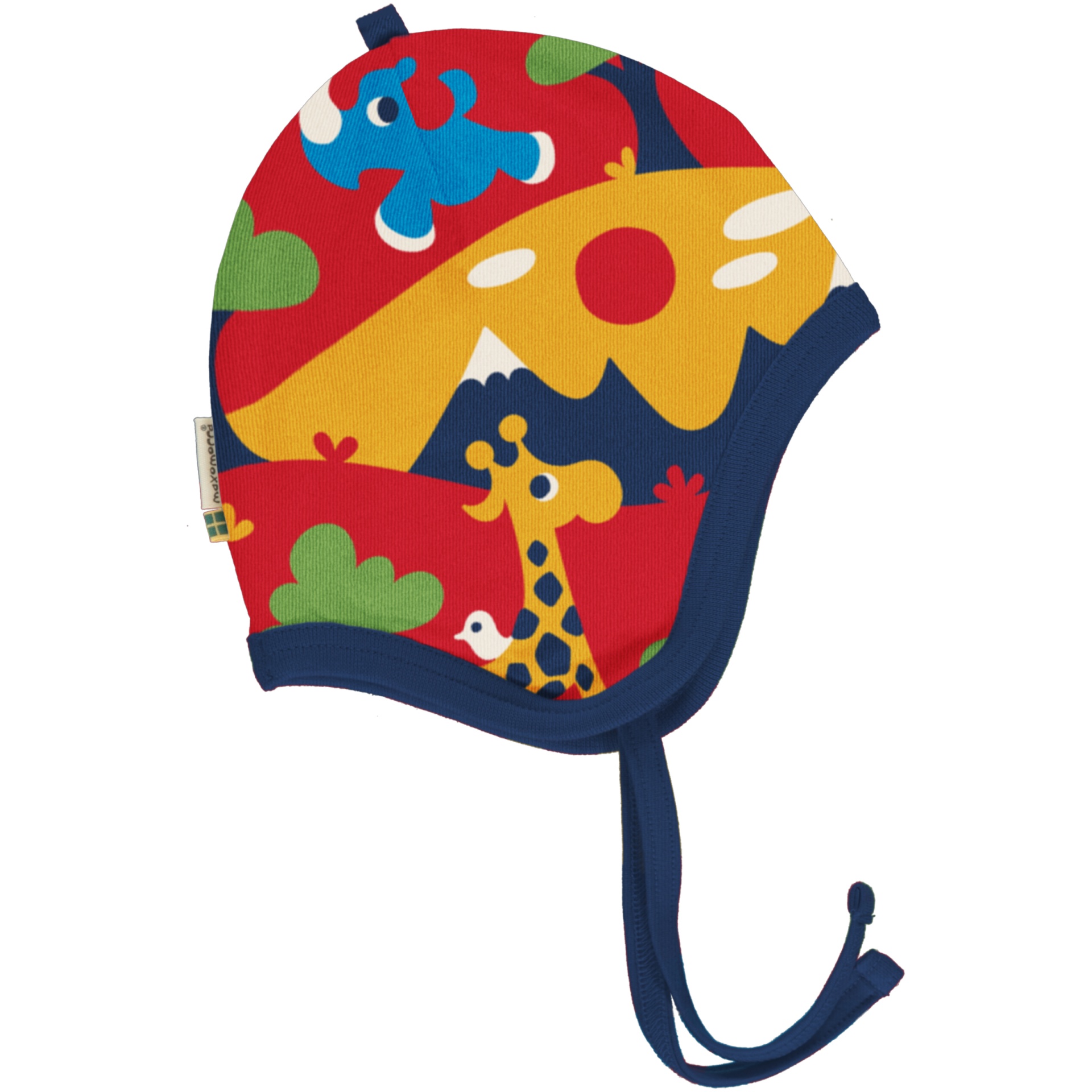 Gorro com fitas Maxomorra Tamanho 44/46 (4m - 9m) Gorro com fitas Maxomorra Tamanho 44/46 (4m - 9m)