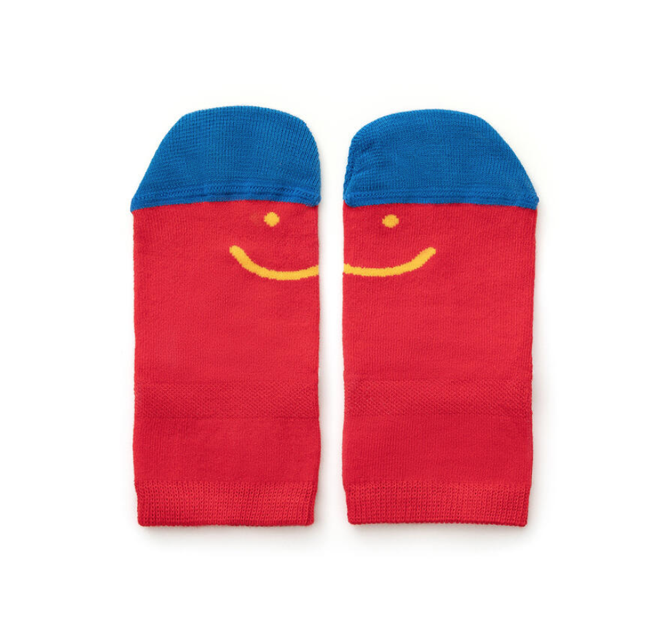 Meias barefoot Smile VERMELHO/ AZUL/ BRANCO - Tip Toey Joey Meias barefoot Smile VERMELHO/ AZUL/ BRANCO - Tip Toey Joey