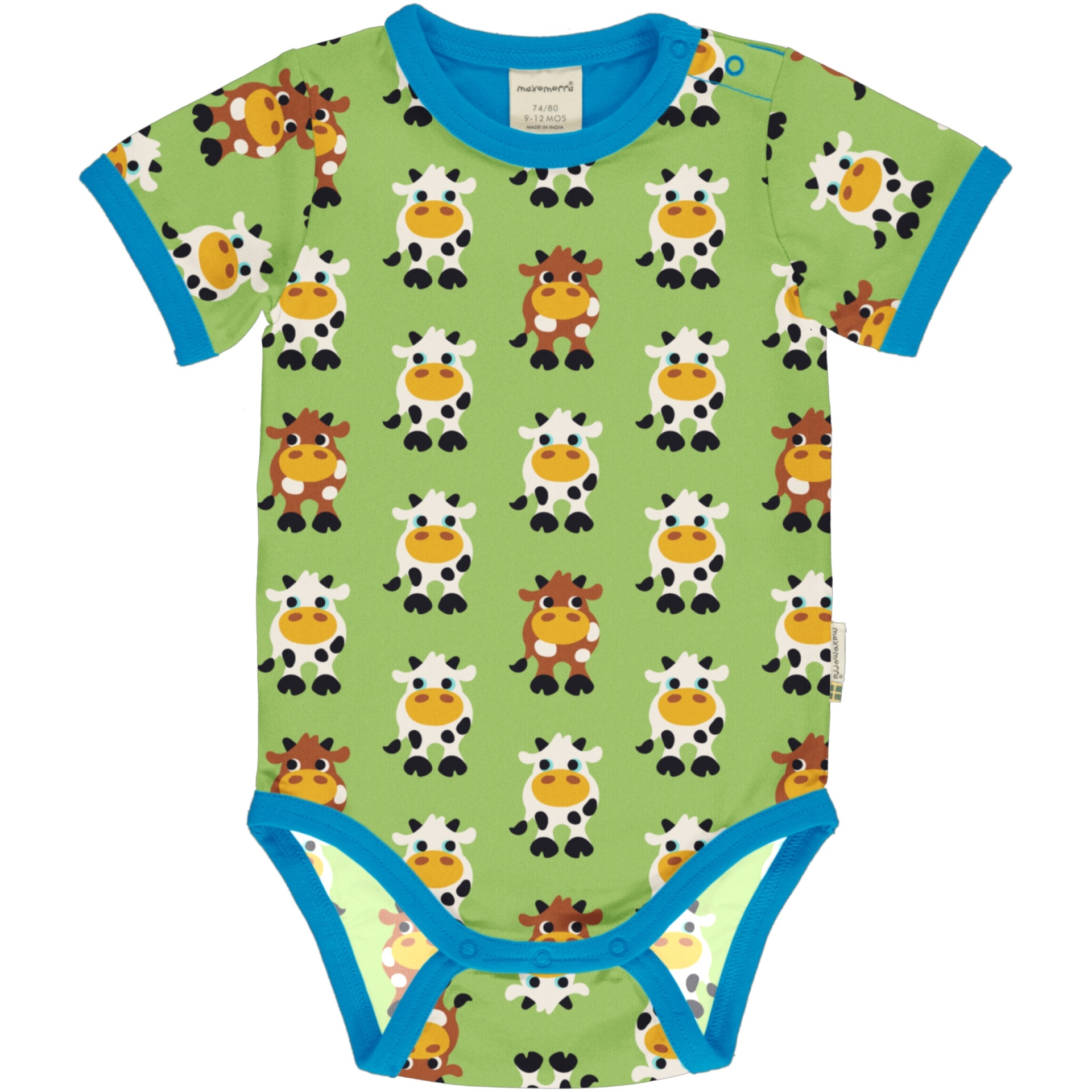 Body de manga curta Maxomorra 86/92 (18-24 meses) Body de manga curta Maxomorra 86/92 (18-24 meses)