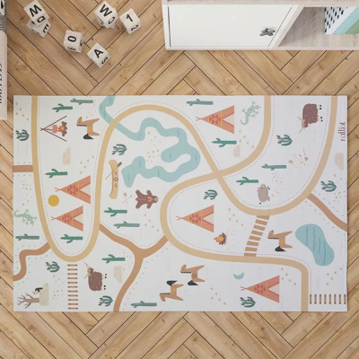 Tapete lavável infantil SUPER WESTERN 150x100cm NATTIOT